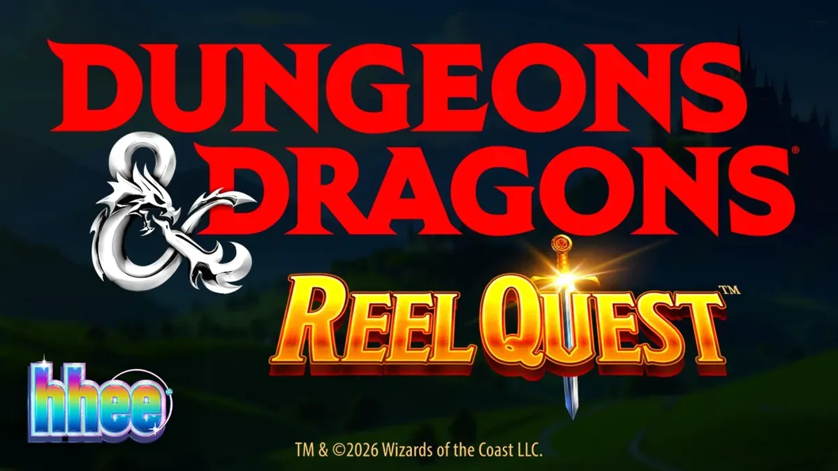 Dungeons & Dragons Reel Quest slot interface com elementos de RPG e dados D20